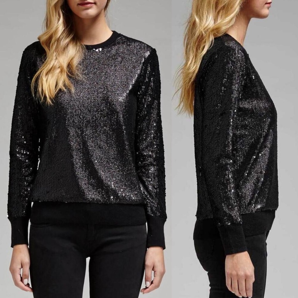 Equipment Femme Shane Sequin Crewneck Sweater